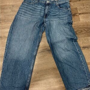 Classic Women’s Blue Denim Jeans - Baggy Fit